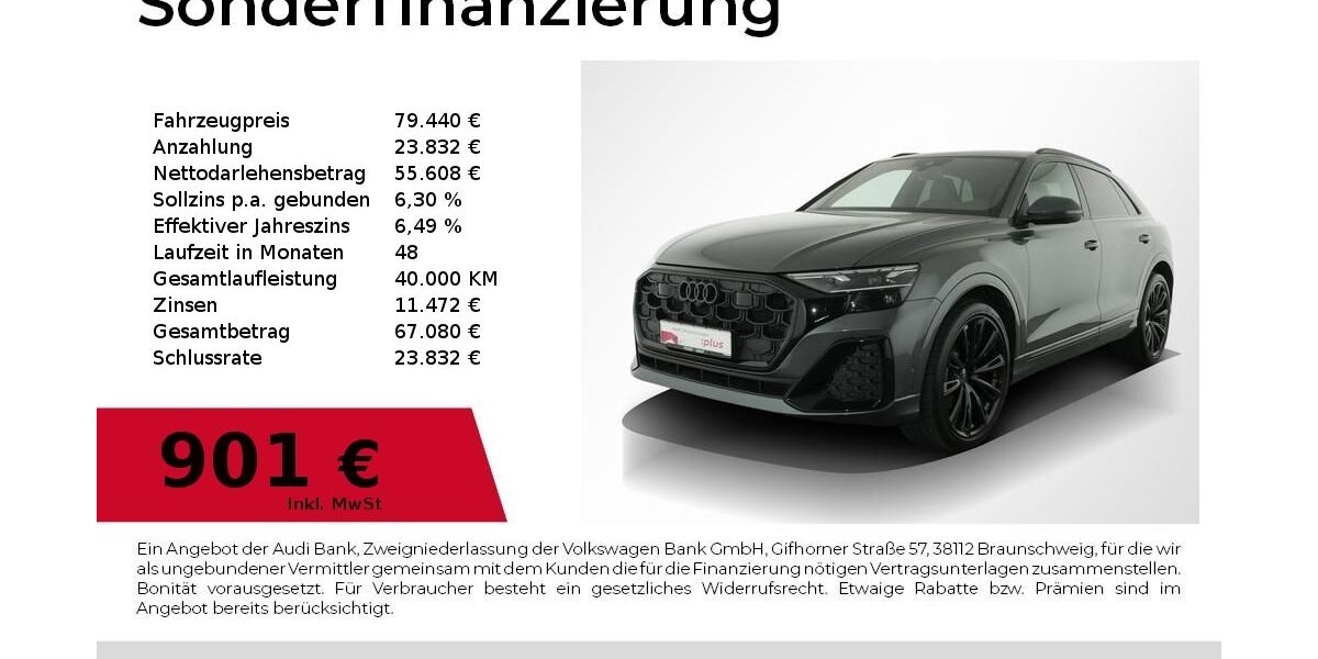 Audi Q8 31.990 km 78.440 &euro; Nürnberg 90411