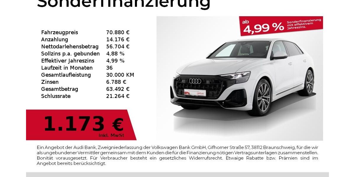Audi Q8 19.328 km 69.880 &euro; Nürnberg 90441