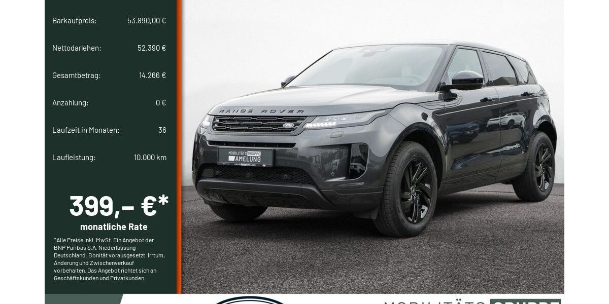 Land Rover Range Rover Evoque 3.500 km 53.490 &euro; Engelskirchen 51766