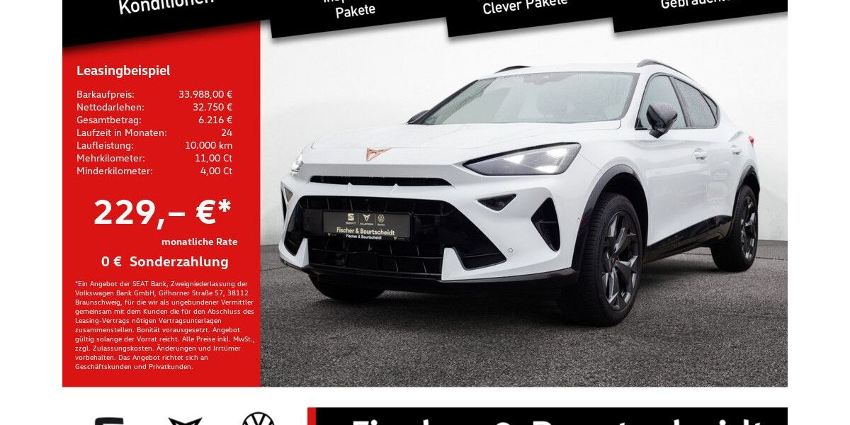 Cupra Formentor 14.721 km 33.988 &euro; Lohmar 53797