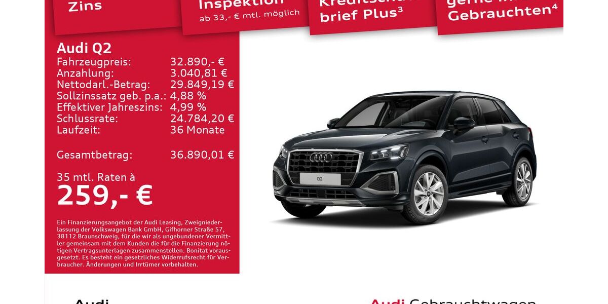 Audi Q2 5.110 km 32.890 &euro; Dresden 01067