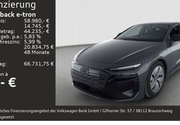 Audi A6 e-tron 7.210 km 58.980 &euro; Borna 04552