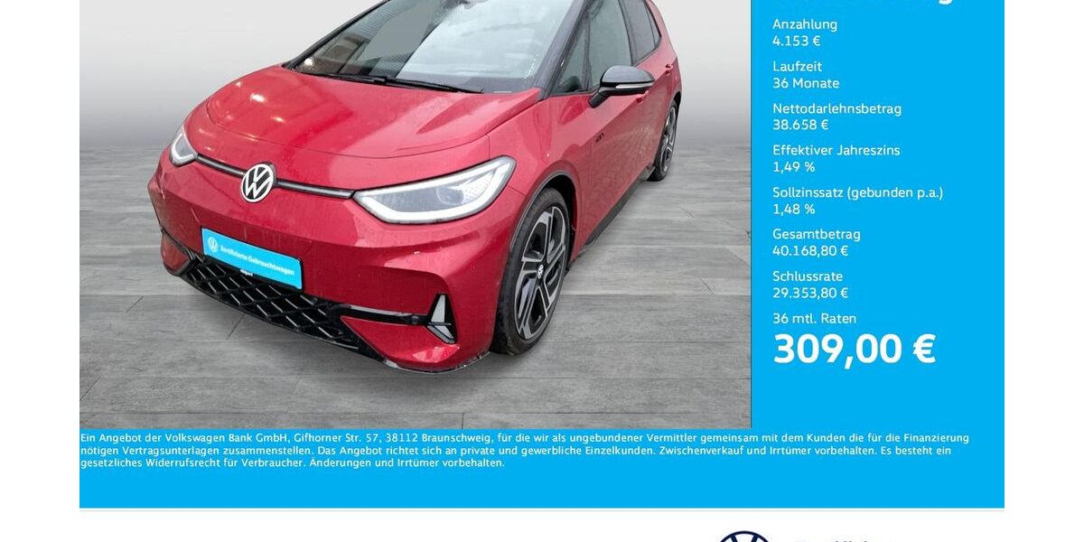 VW ID.3 3.818 km 42.411 &euro; Bergkamen 59192