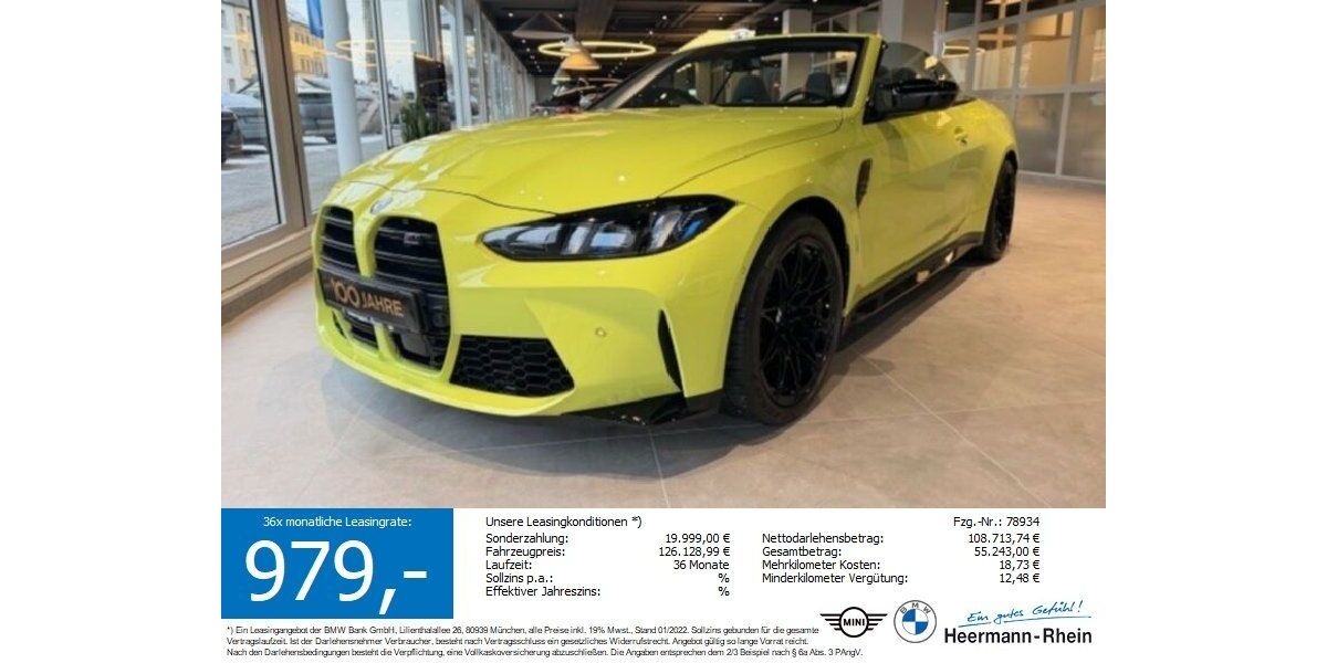 BMW M4 17.990 km 101.200 &euro; Heilbronn 74076