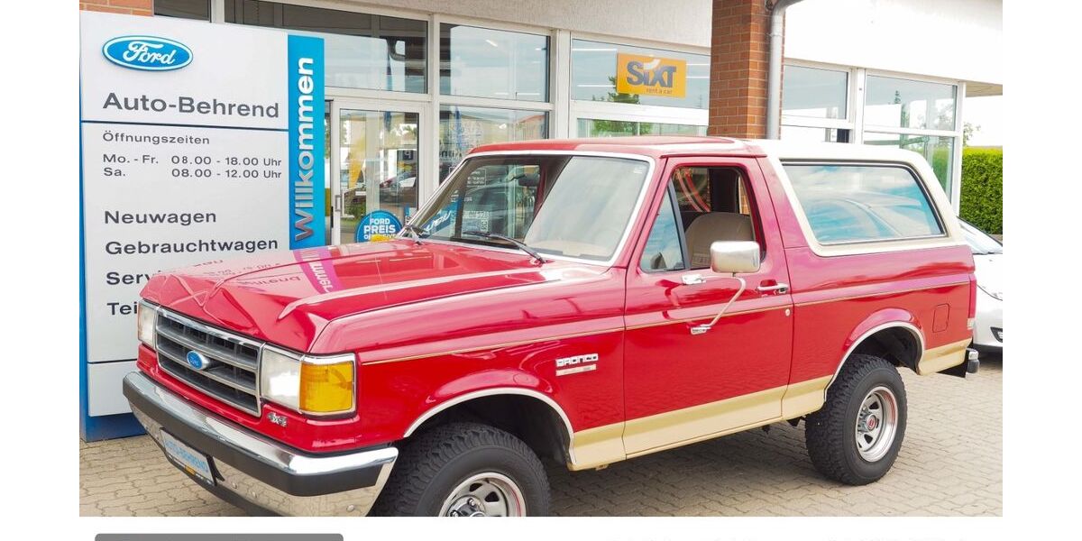 Ford Bronco 360.000 km 49.890 &euro; Waren Müritz 17192