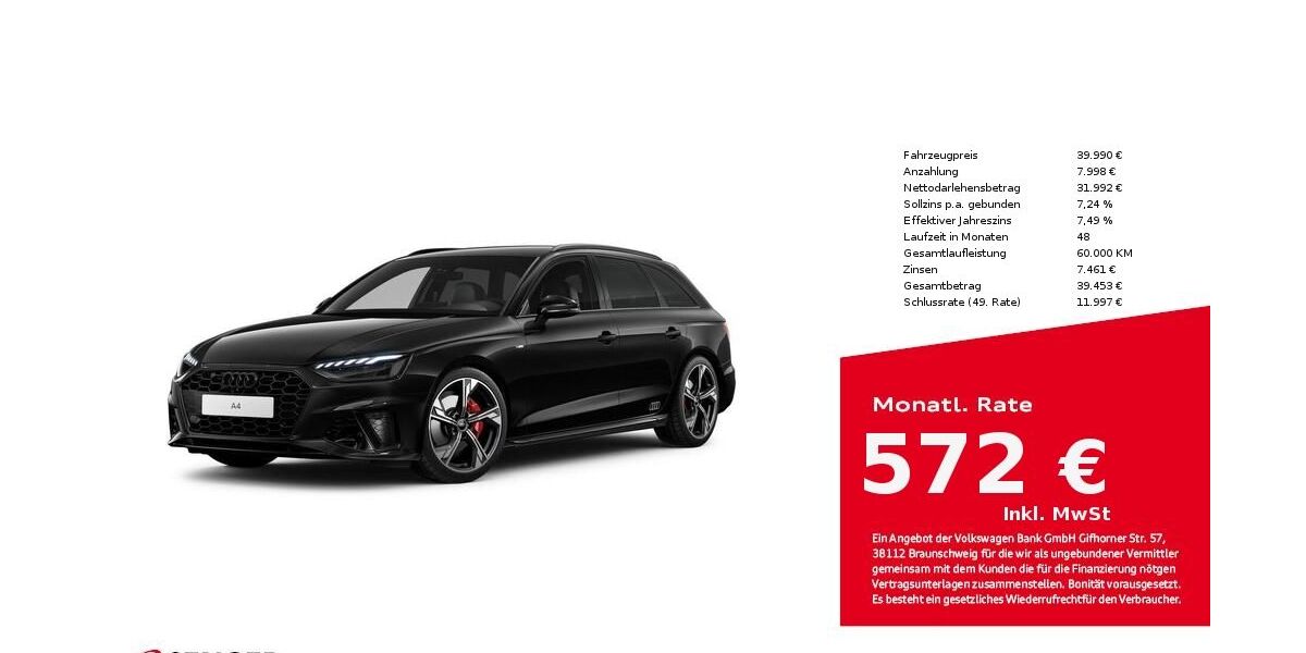 Audi A4 15.194 km 39.990 &euro; Münster 48153