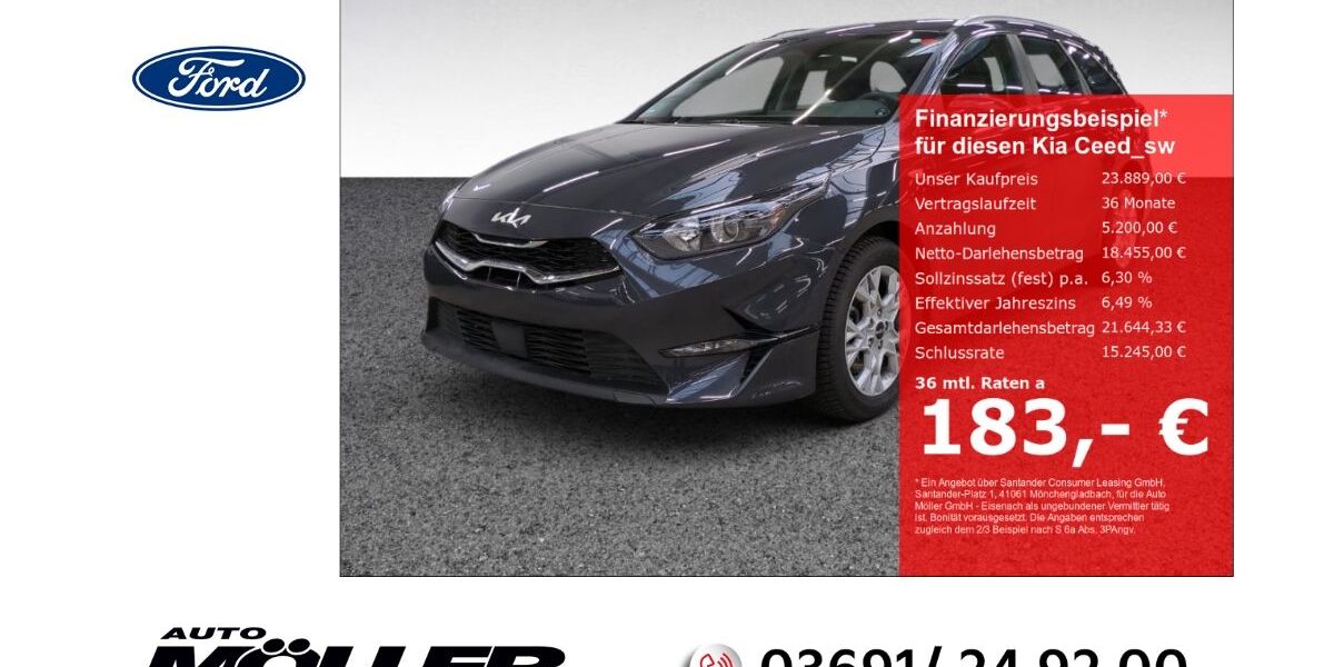 Kia ceed Sportswagon 21.972 km 23.889 &euro; Eisenach 99817
