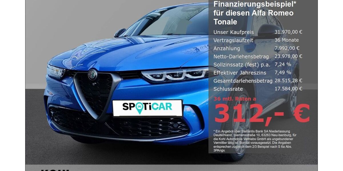 Alfa Romeo Tonale 25.200 km 31.590 &euro; Aachen 52078
