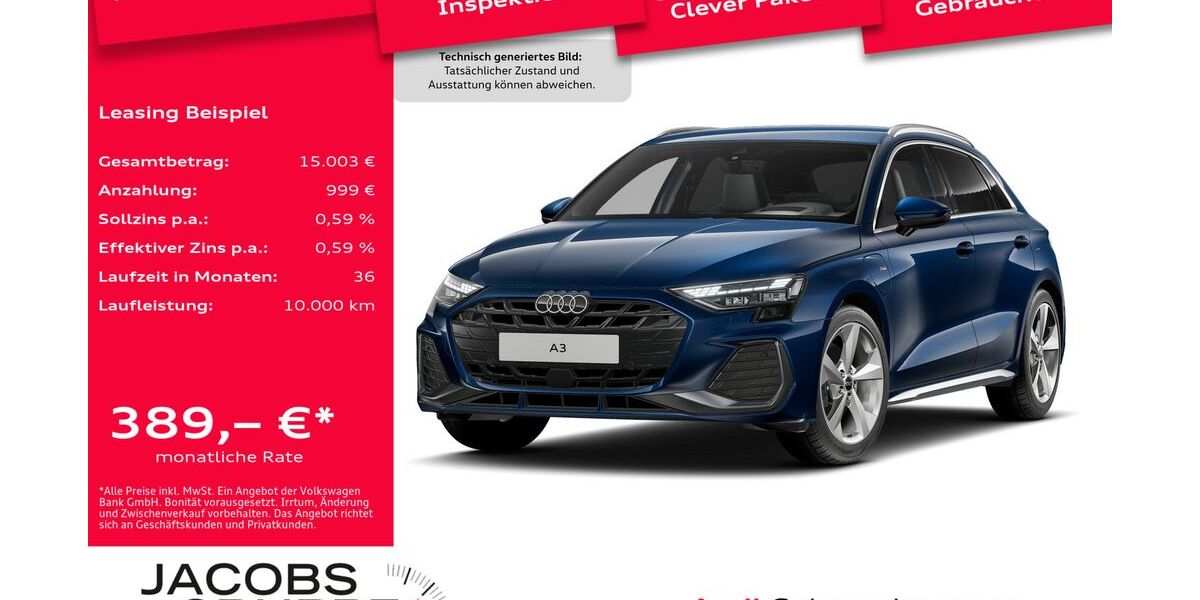 Audi A3 8.479 km 42.780 &euro; Mönchengladbach 41066
