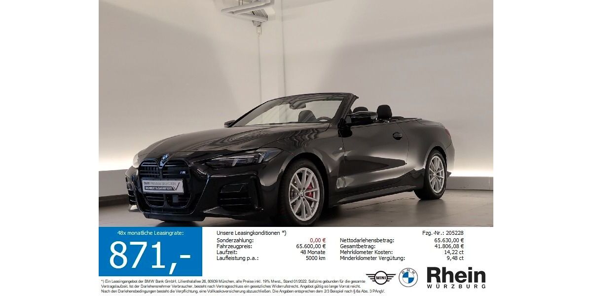 BMW M440 24.548 km 56.979 &euro; Würzburg 97076