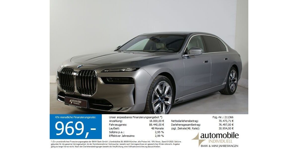 BMW i7 40.000 km 79.839 &euro; Paderborn 33100