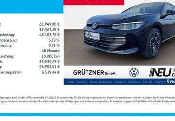 VW Passat Variant 1.500 km 60.990 &euro; Neubrandenburg 17033