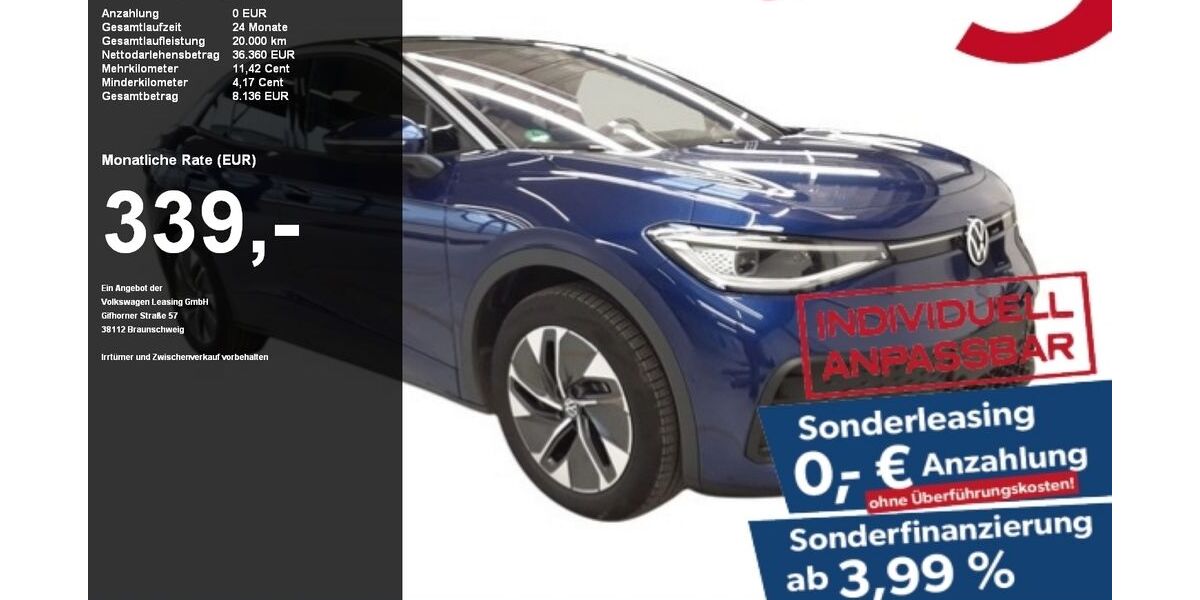 VW ID.5 11.100 km 35.340 &euro; Wackersdorf 92442