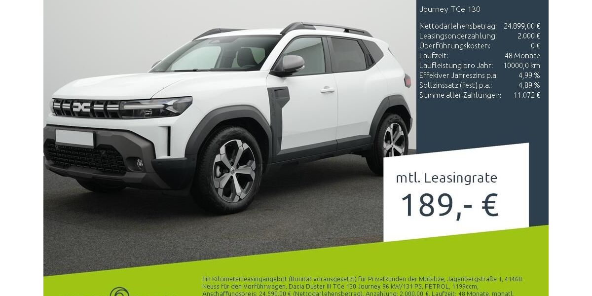 Dacia Duster 1.500 km 24.899 &euro; Borken 46325