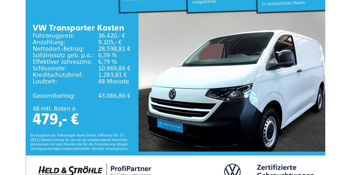 VW T7 Transporter 7.985 km 35.920 &euro; Ulm 89079