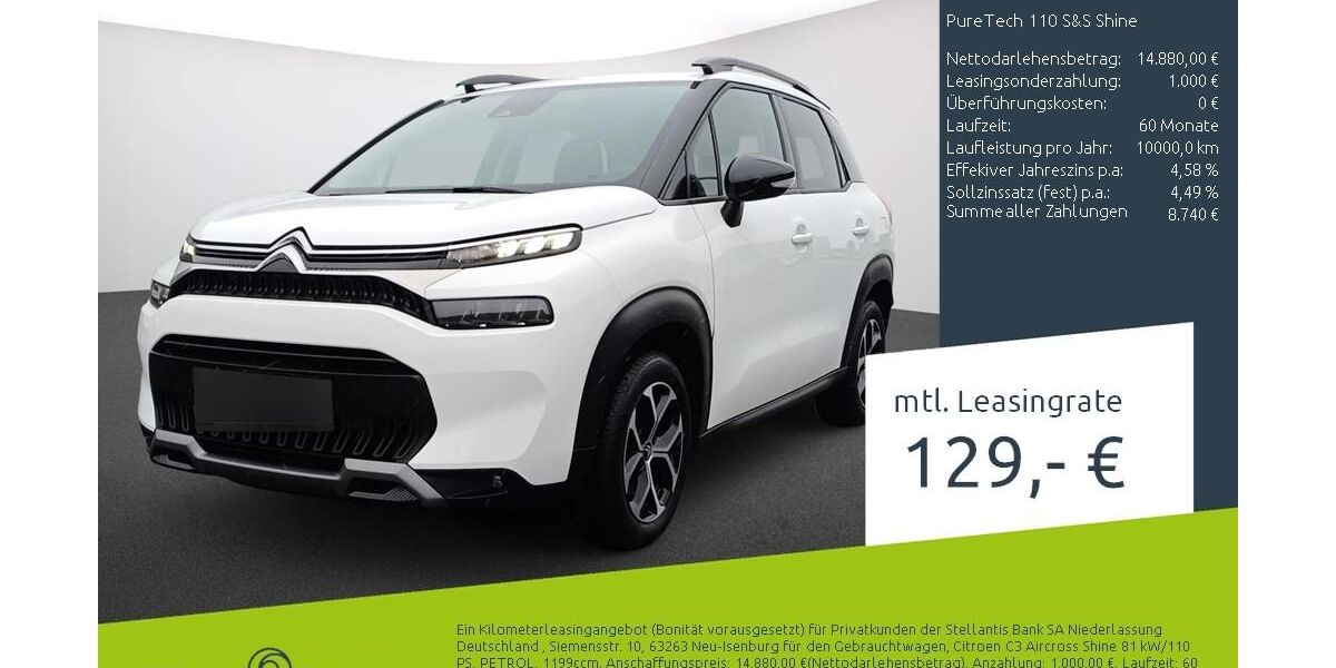 Citroen C3 Aircross 17.642 km 14.489 &euro; Borken 46325