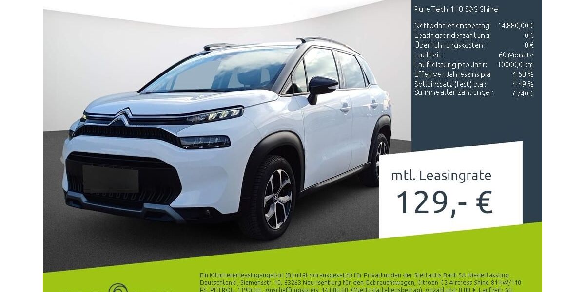 Citroen C3 Aircross 7.315 km 13.999 &euro; Borken 46325