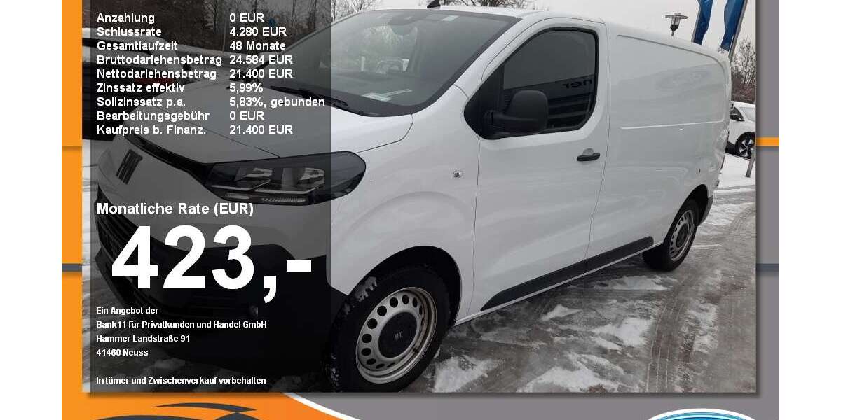 Fiat Scudo 19.240 km 20.800 &euro; Neustadt a. d. Donau 93333
