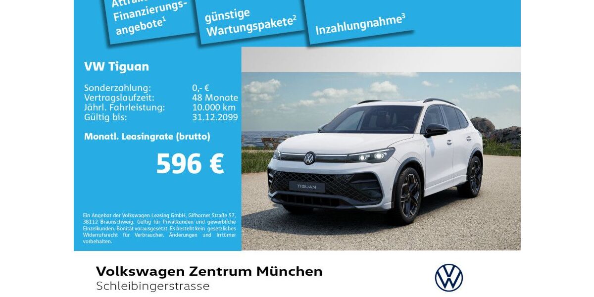 VW Tiguan 3.000 km 66.480 &euro; München 81669