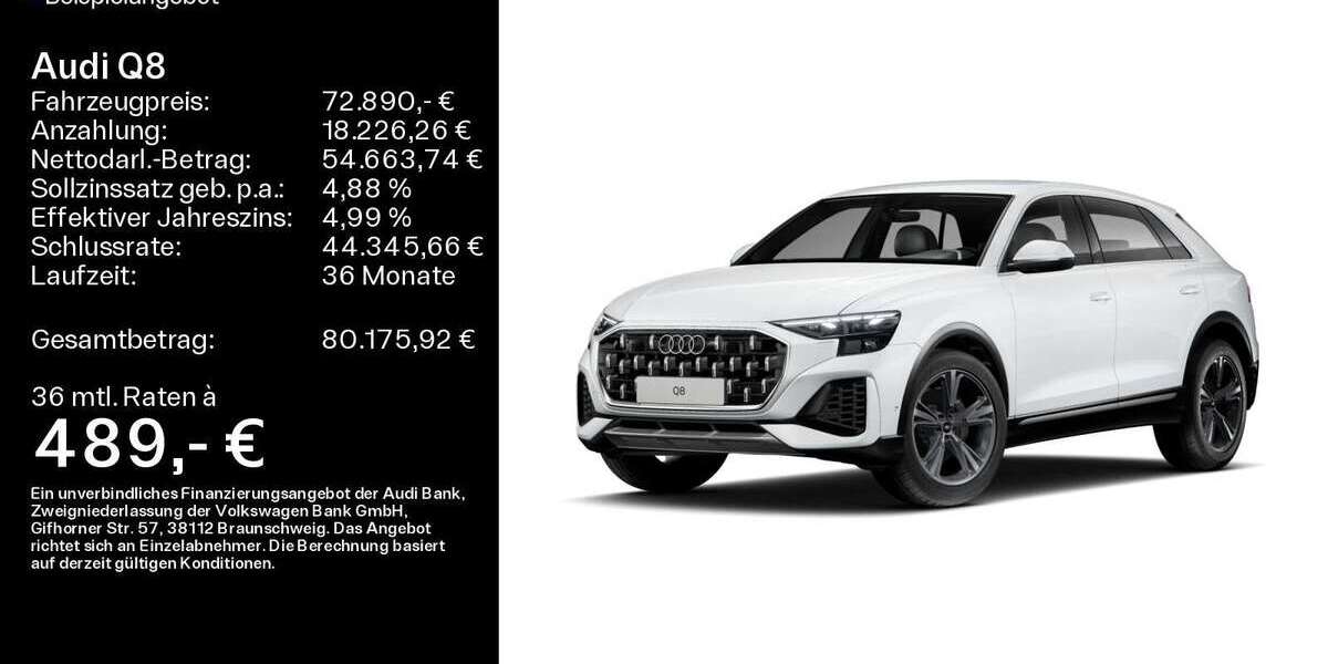 Audi Q8 13.879 km 72.890 &euro; Oberursel 61440