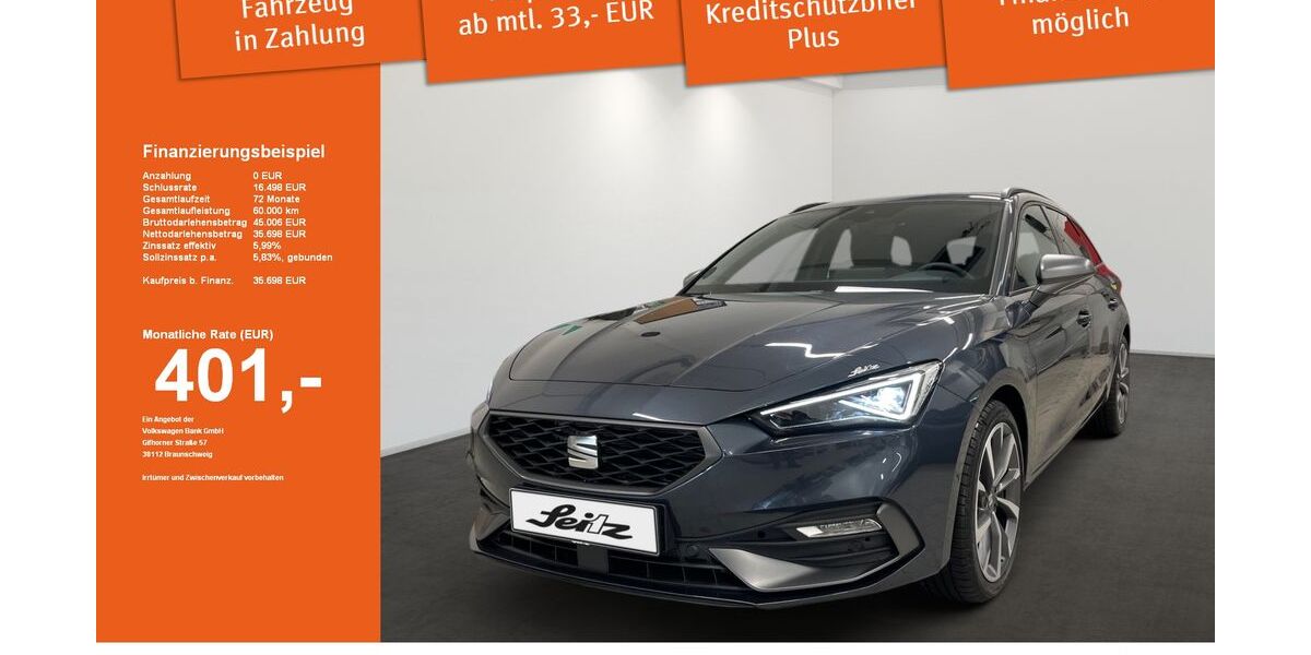 Seat Leon 17.000 km 35.698 &euro; Weingarten 88250