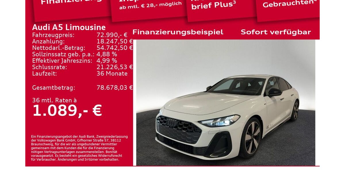 Audi A5 6.001 km 72.990 &euro; Berlin 12489