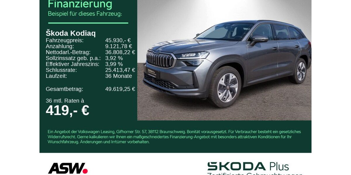 Skoda Kodiaq 21.990 km 43.960 &euro; Heilbronn 74076