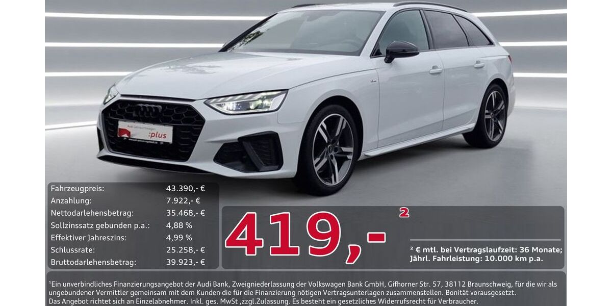 Audi A4 34.900 km 42.890 &euro; Ingolstadt 85057