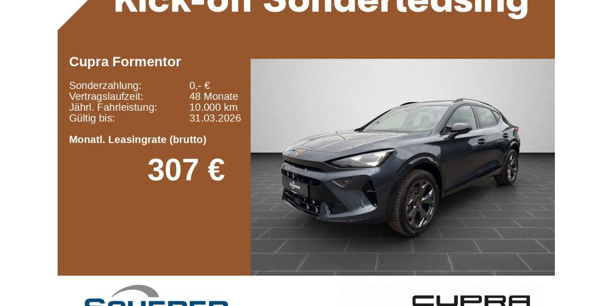 Cupra Formentor 25.270 km 33.890 &euro; Kaiserslautern 67657