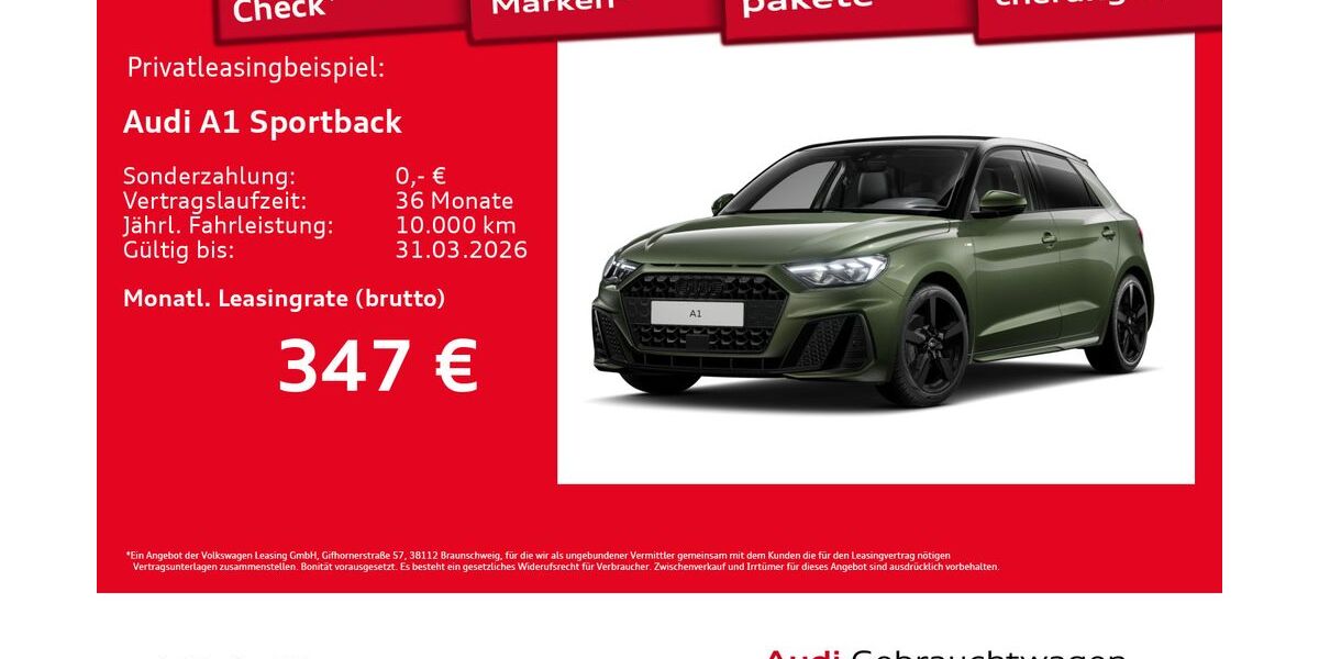 Audi A1 1.890 km 28.440 &euro; Hamburg 20537