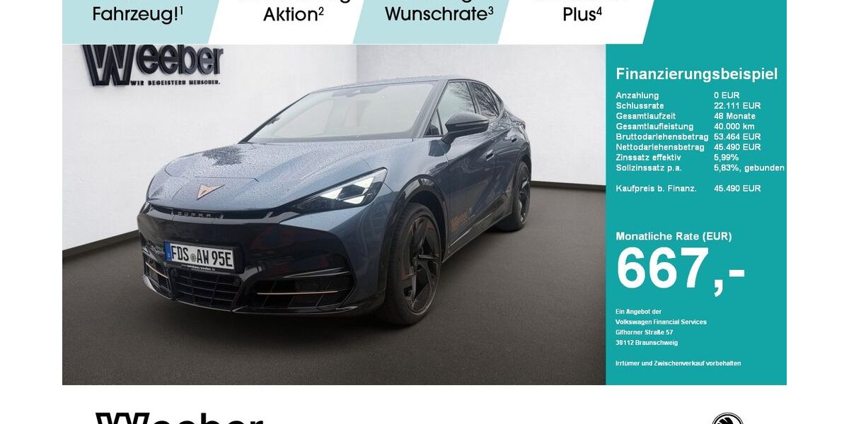 Cupra Tavascan 1.350 km 44.990 &euro; Herrenberg 71083