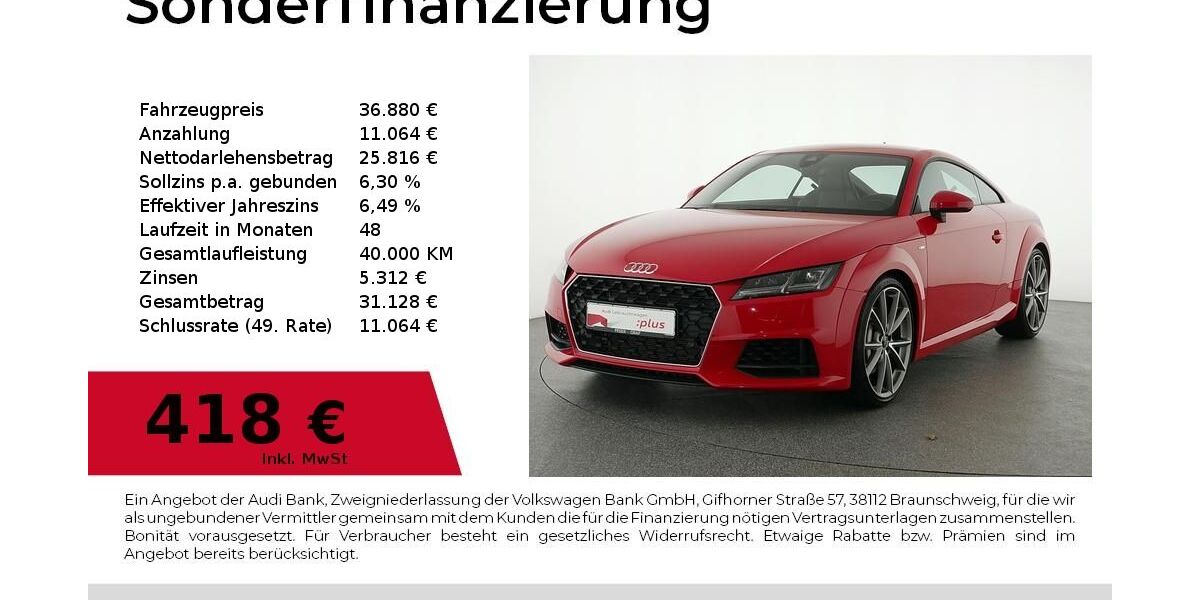 Audi TT 31.600 km 36.880 &euro; Nürnberg 90411