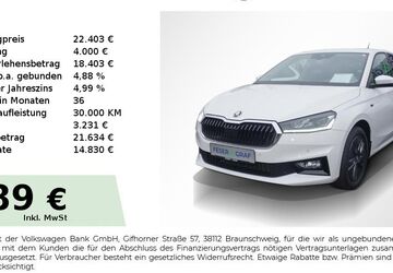 Skoda Fabia 4.350 km 22.403 &euro; Lauf an der Pegnitz 91207