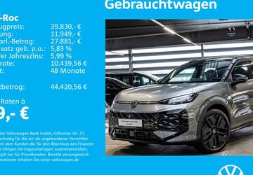 VW T-Roc 1.505 km 39.830 &euro; Stuttgart-Feuerbach 70469