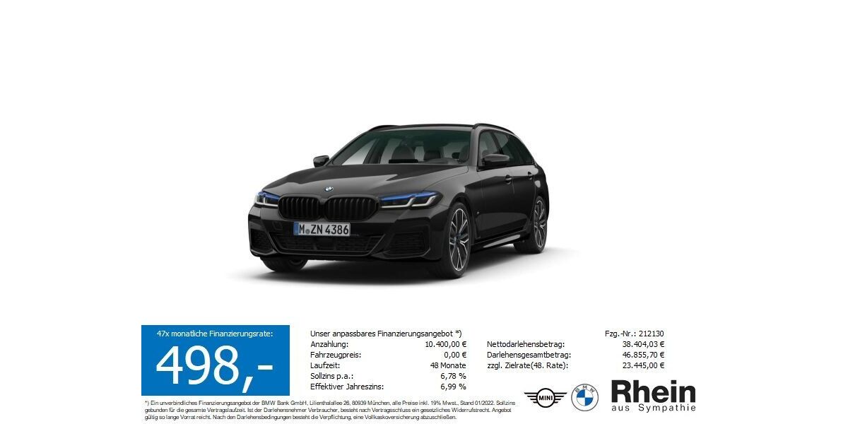 BMW 540 102.620 km 46.890 &euro; Buchen- Hettingen 74722