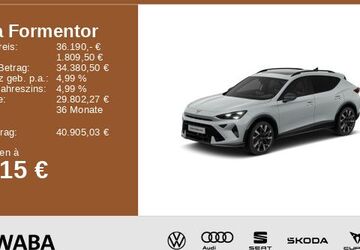 Cupra Formentor 11.500 km 36.190 &euro; Gersthofen 86368
