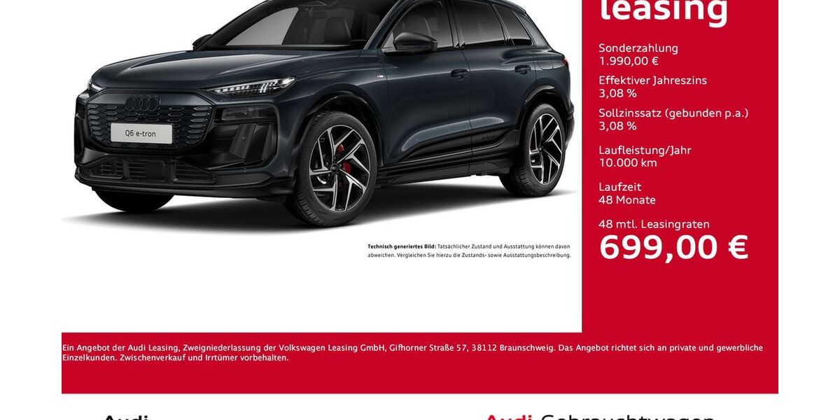 Audi Q6 e-tron 11.137 km 67.911 &euro; Dortmund 44143