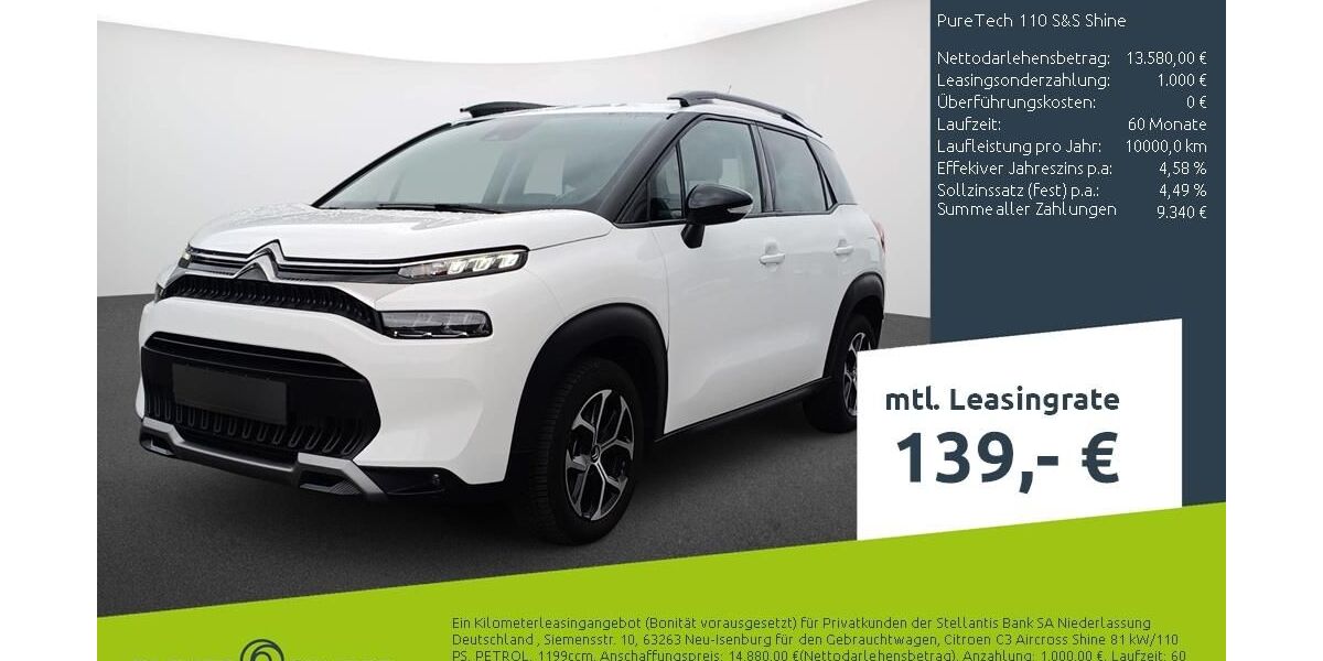 Citroen C3 Aircross 15.982 km 13.222 &euro; Borken 46325