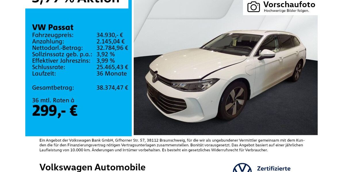 VW Passat 26.738 km 34.930 &euro; Leipzig 04277