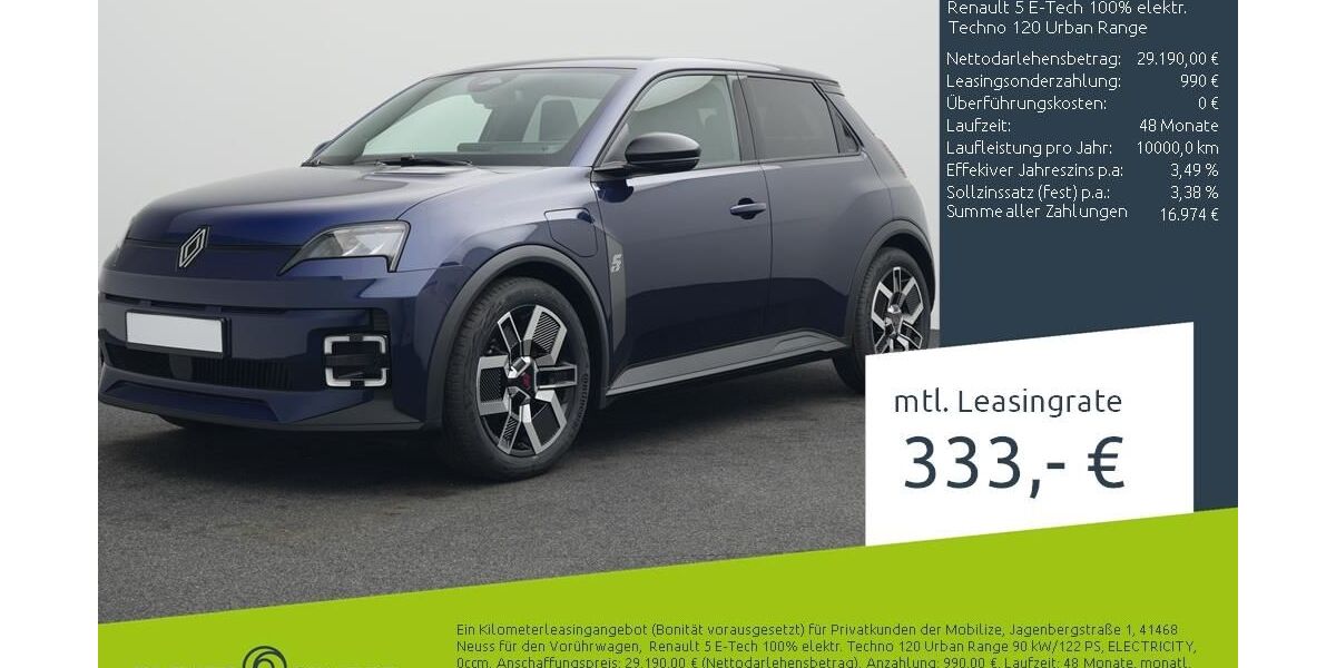 Renault R 5 2.500 km 27.780 &euro; Münster - Amelsbüren 48163