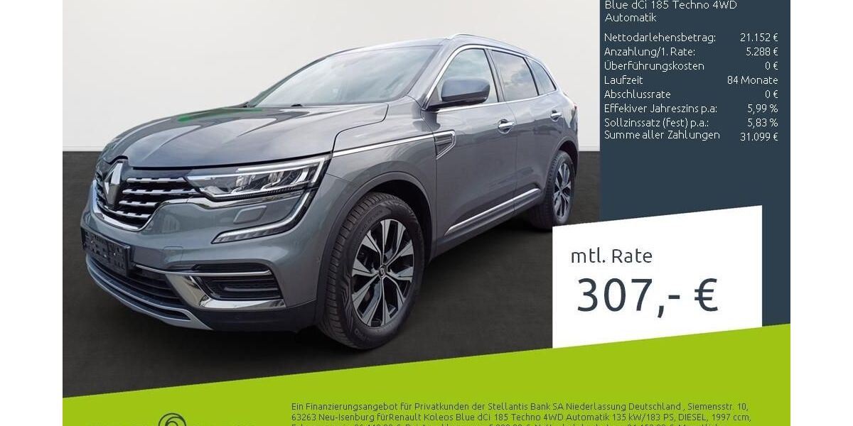 Renault Koleos 41.608 km 25.979 &euro; Münster - Amelsbüren 48163