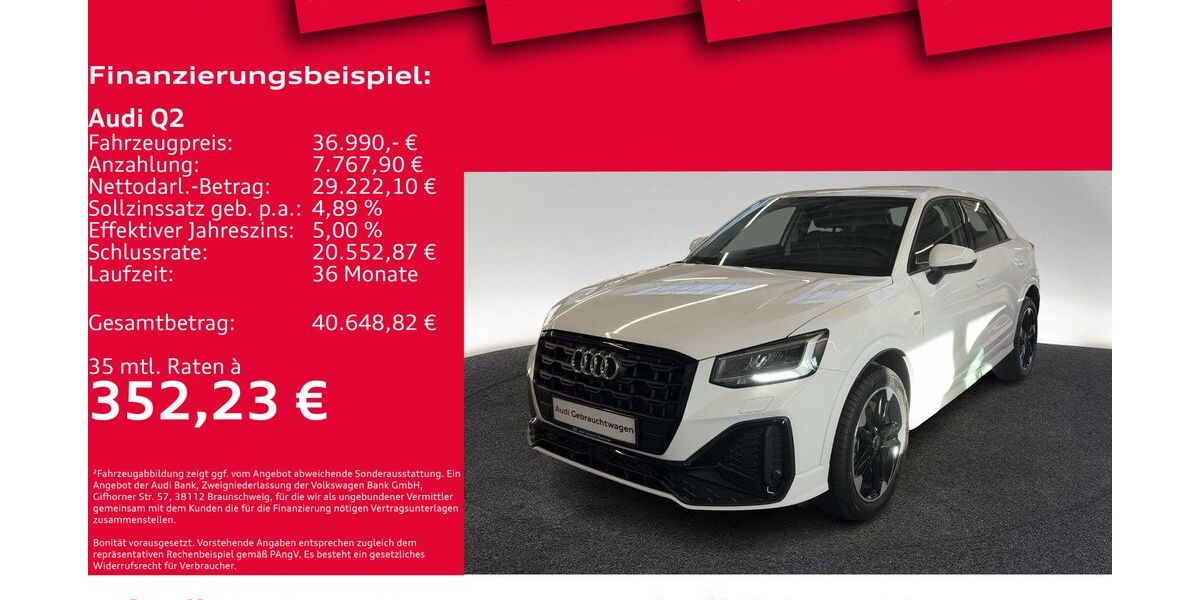 Audi Q2 4.999 km 34.890 &euro; Hannover 30179