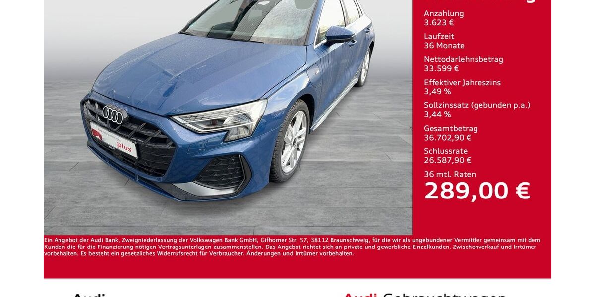 Audi A3 5.192 km 37.222 &euro; Dortmund 44143