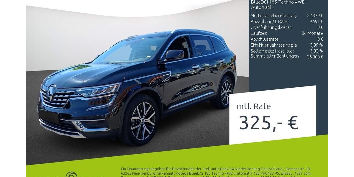 Renault Koleos 5.681 km 31.970 &euro; Dülmen 48249