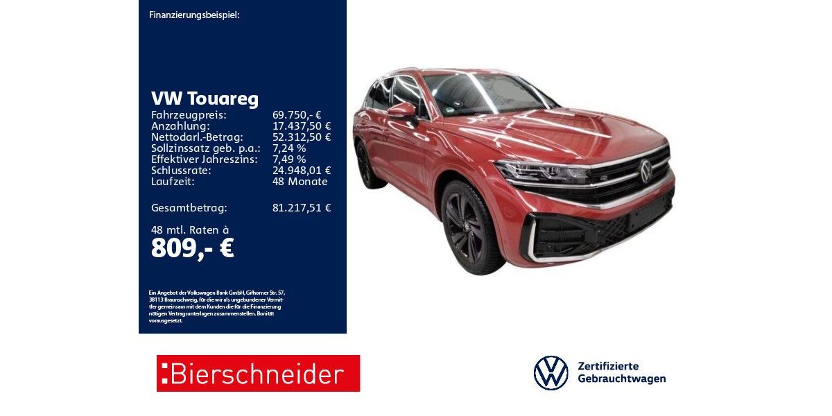 VW Touareg 9.487 km 69.750 &euro; Aalen 73431