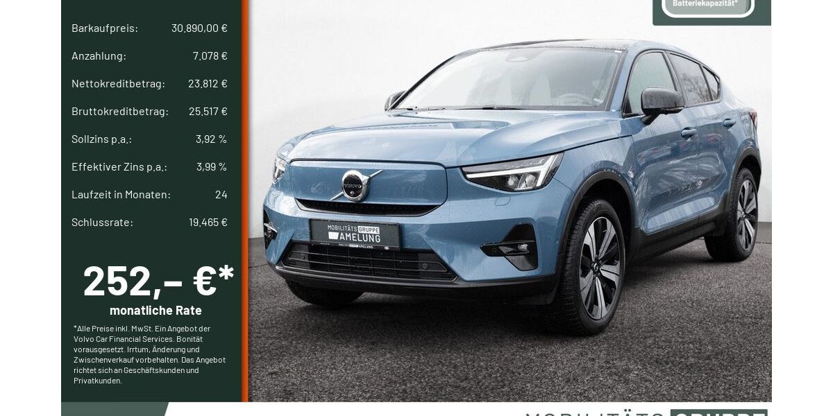 Volvo C40 37.290 km 30.890 &euro; Engelskirchen 51766