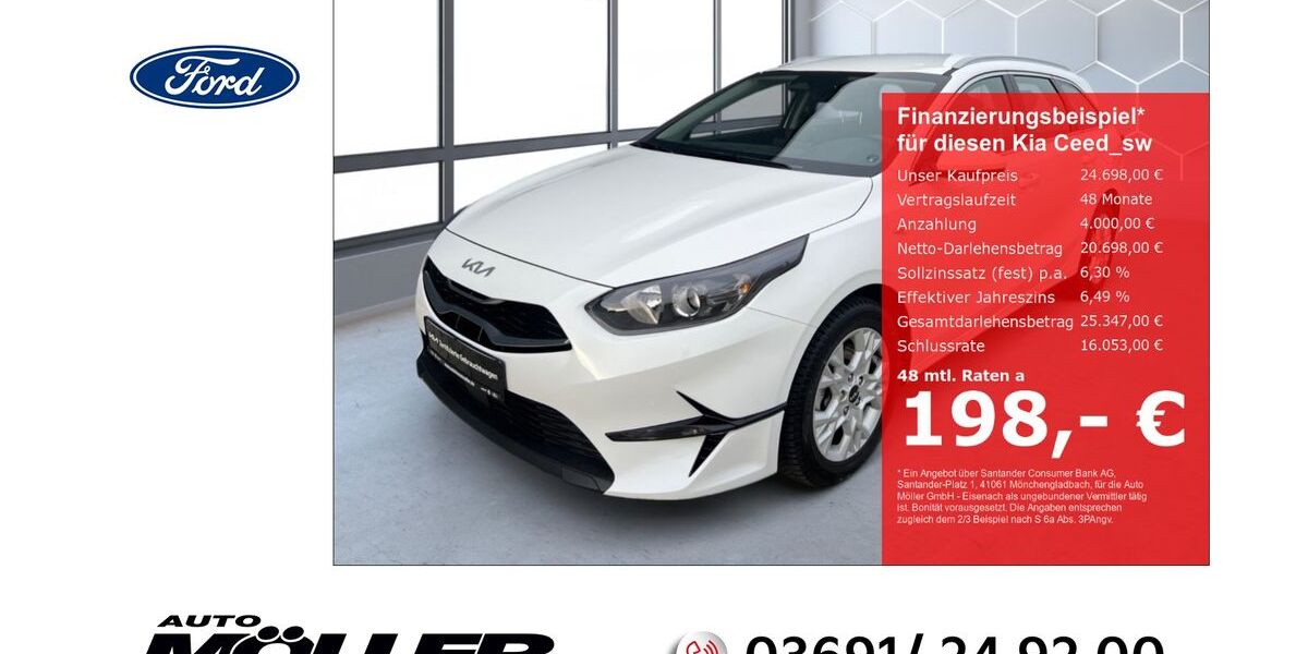 Kia ceed Sportswagon 16.830 km 24.698 &euro; Eisenach 99817
