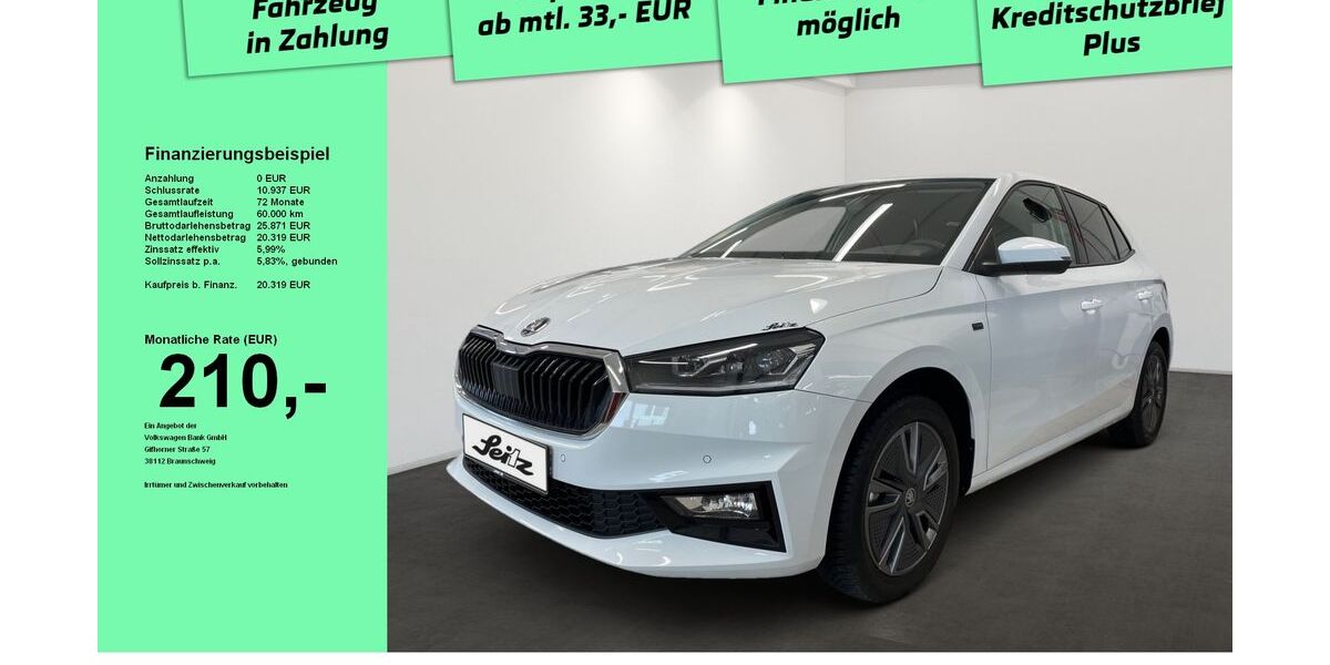 Skoda Fabia 15.350 km 20.319 &euro; Kempten 87439