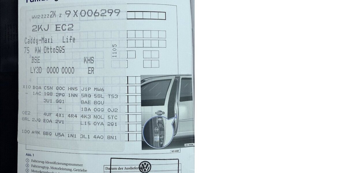 VW Caddy Maxi 1.6 Maxi Life/7Sitze/1Hand/Scheckh. 167.100 km 5.999 &euro; Frankfurt 60386