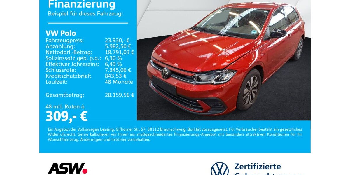 VW Polo 9.600 km 23.930 &euro; Bad Rappenau 74906